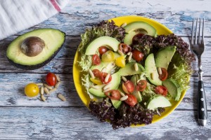 Cucumber.Tomato.Advocado.Salad